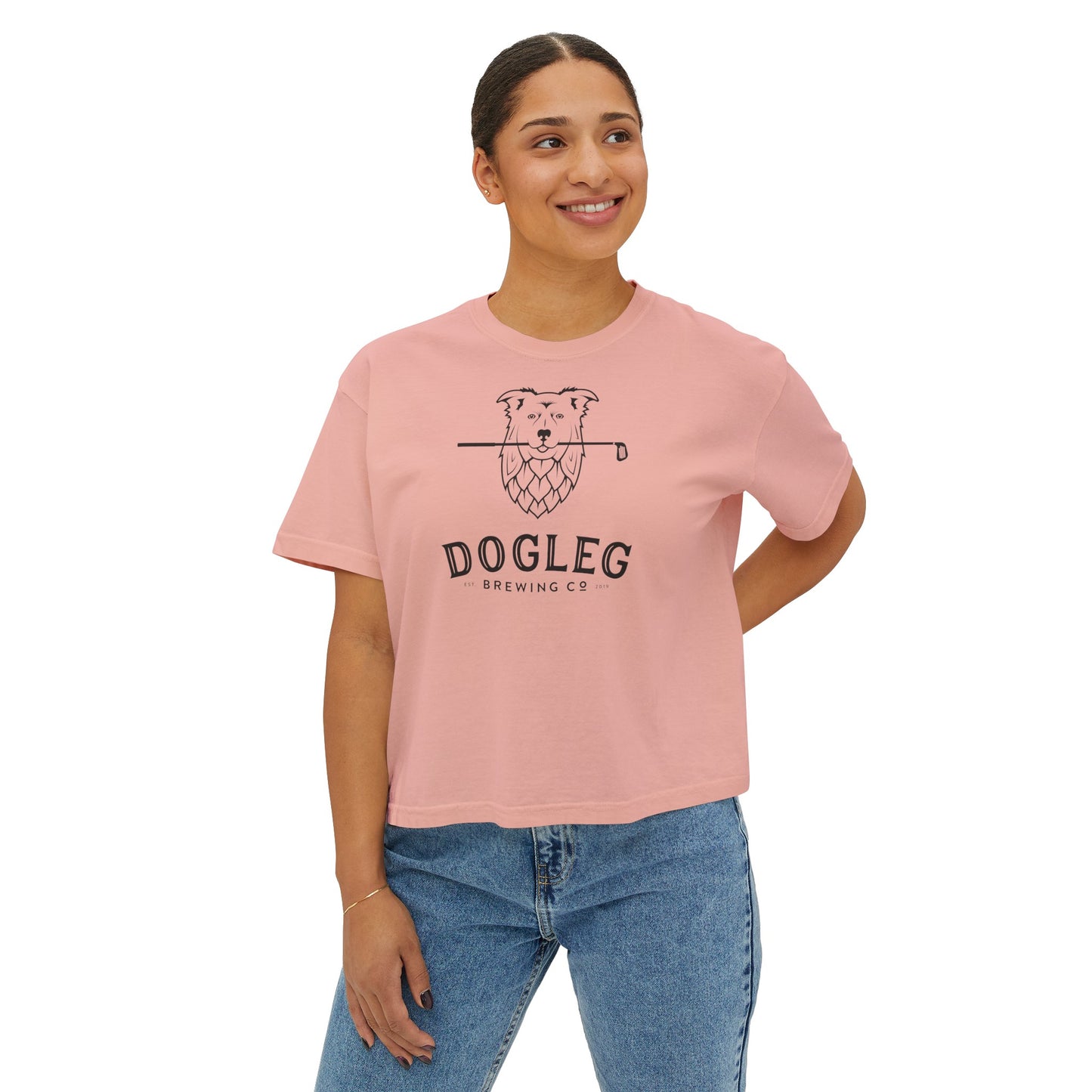Women's Crop Logo Tee
