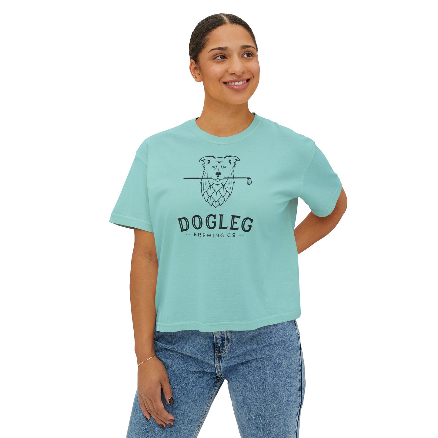 Women's Crop Logo Tee