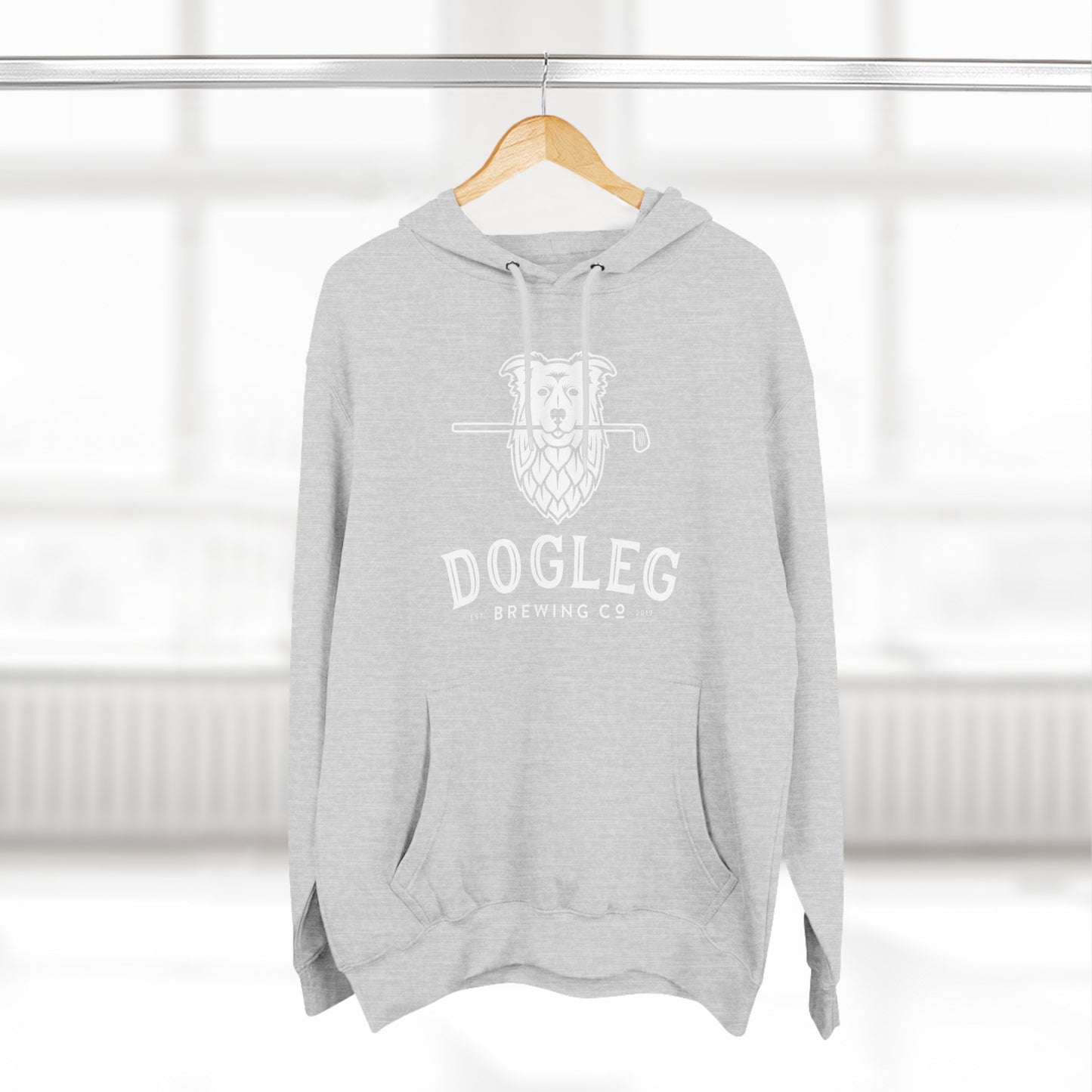 Dogleg Classic Three-Panel Fleece Hoodie