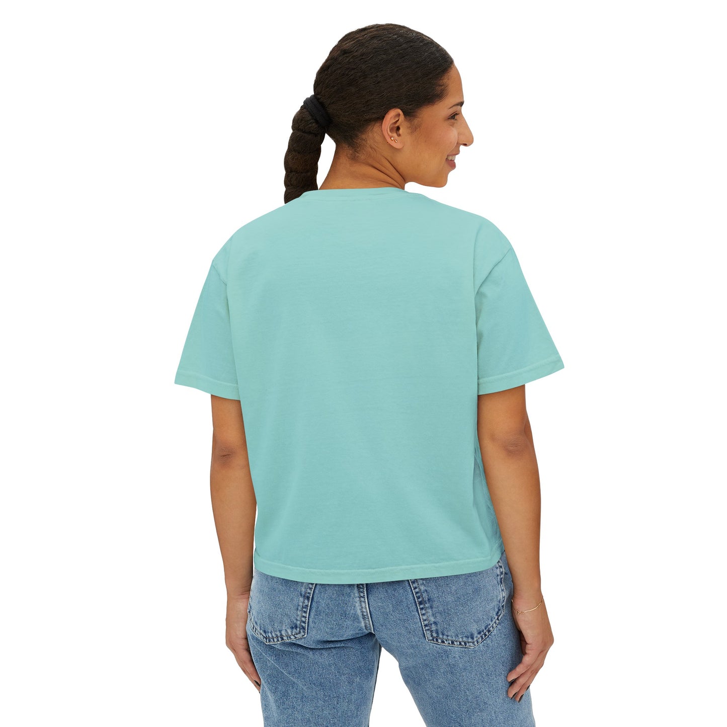 Women's Crop Logo Tee