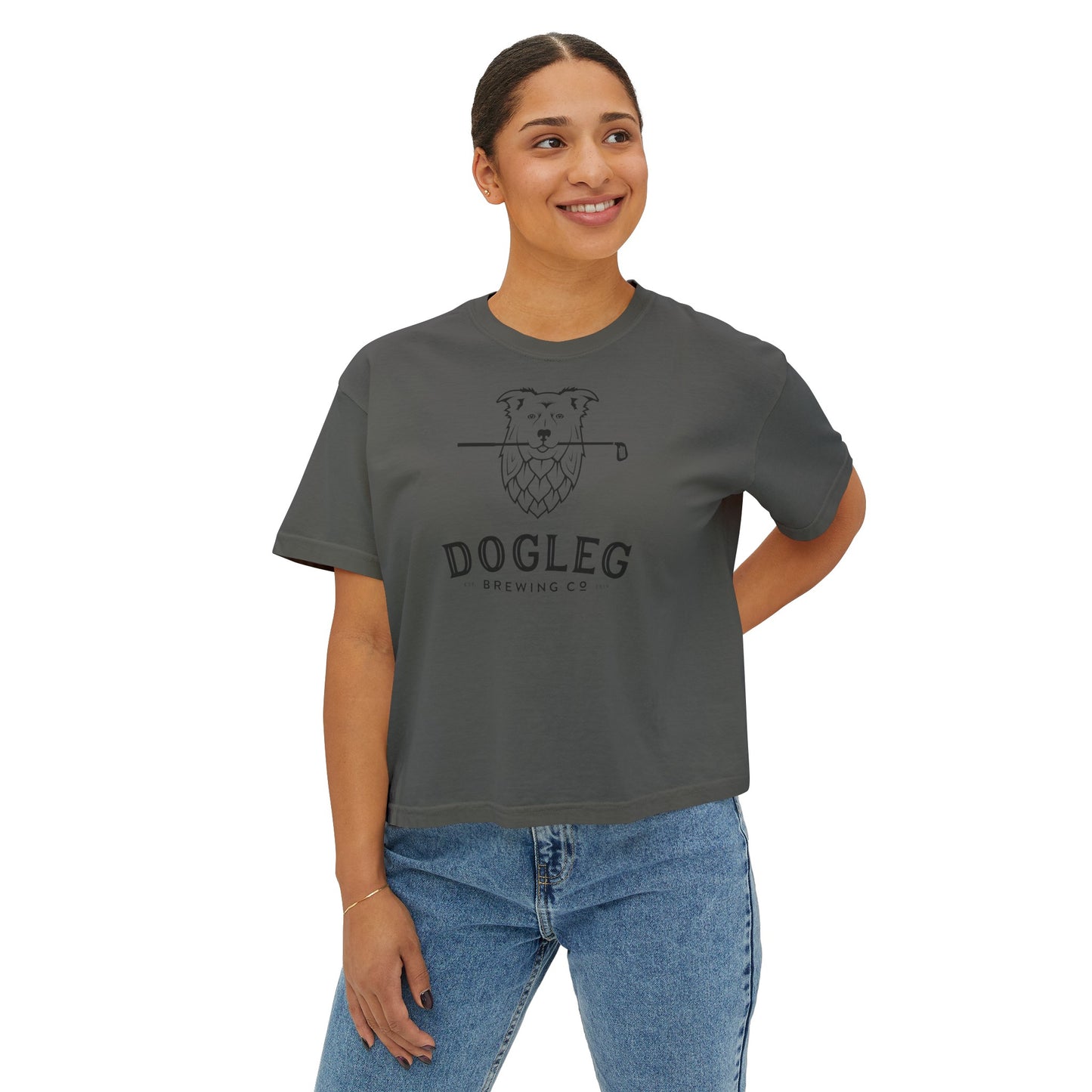 Women's Crop Logo Tee