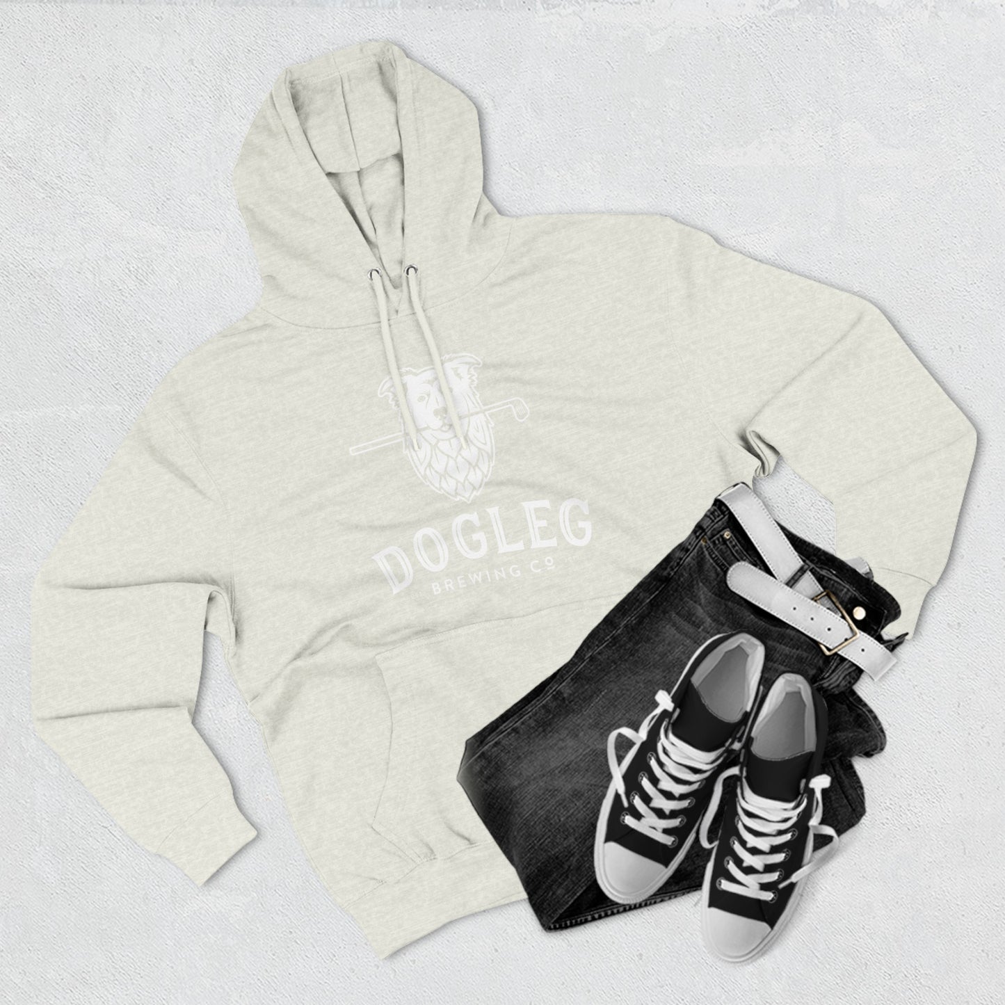 Dogleg Classic Three-Panel Fleece Hoodie