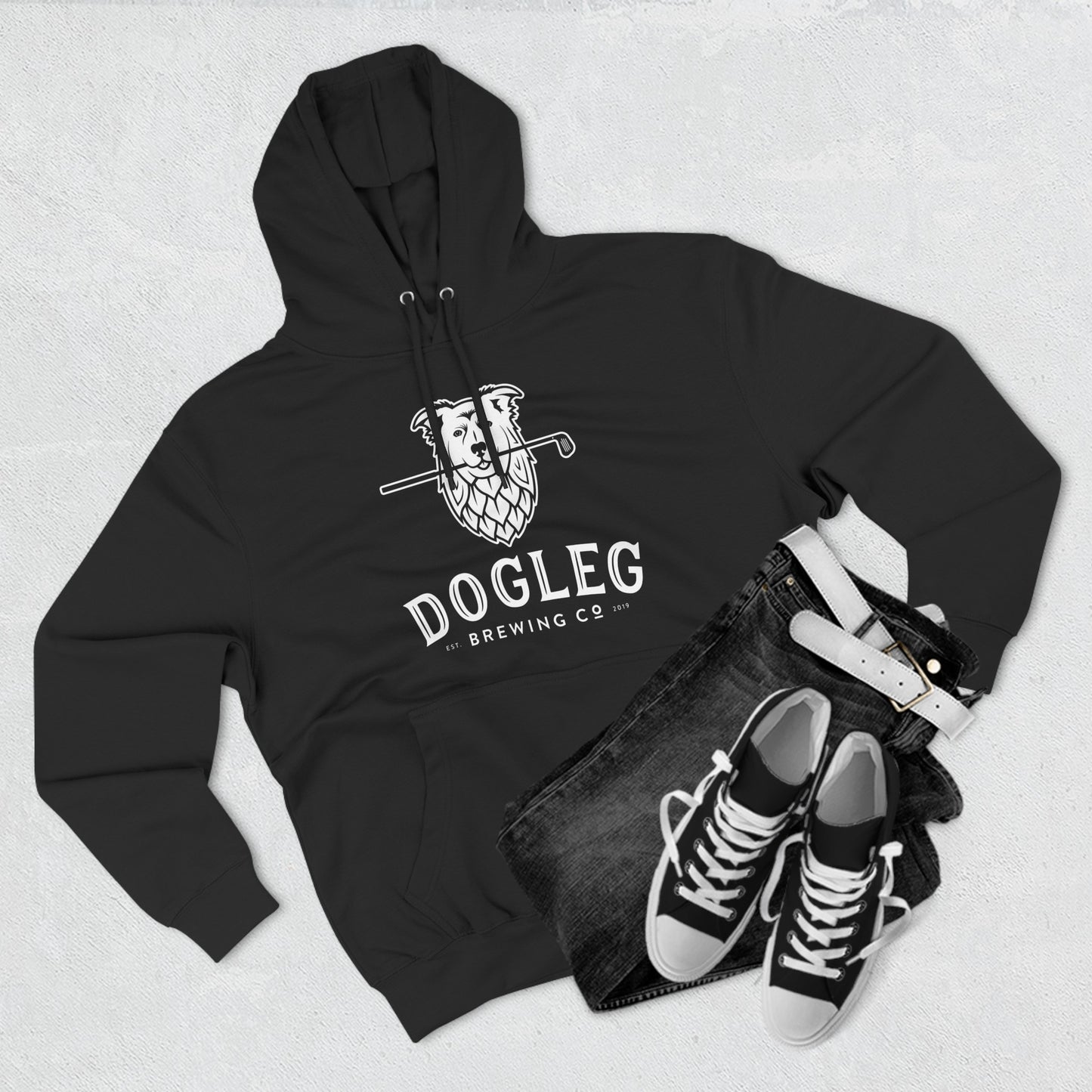 Dogleg Classic Three-Panel Fleece Hoodie