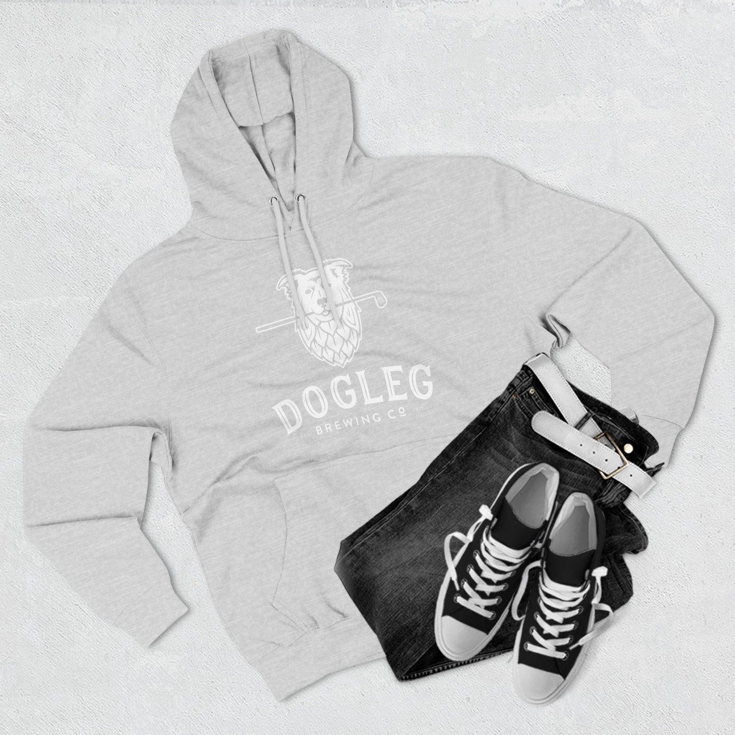 Dogleg Classic Three-Panel Fleece Hoodie