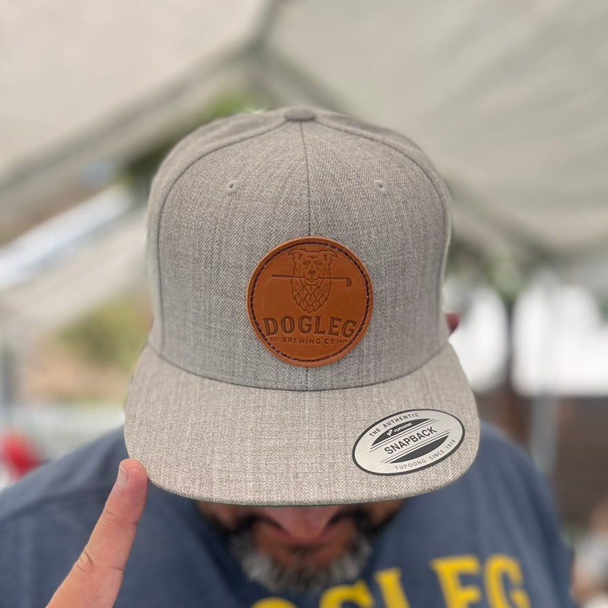 Dogleg Leather Patch Cap - 4 Styles