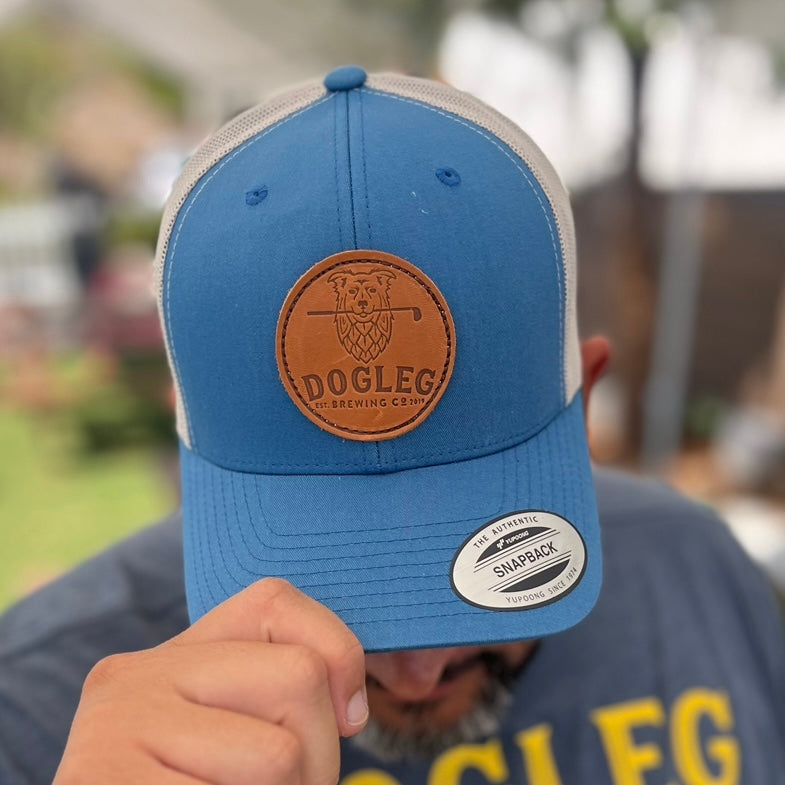 Dogleg Leather Patch Cap - 4 Styles