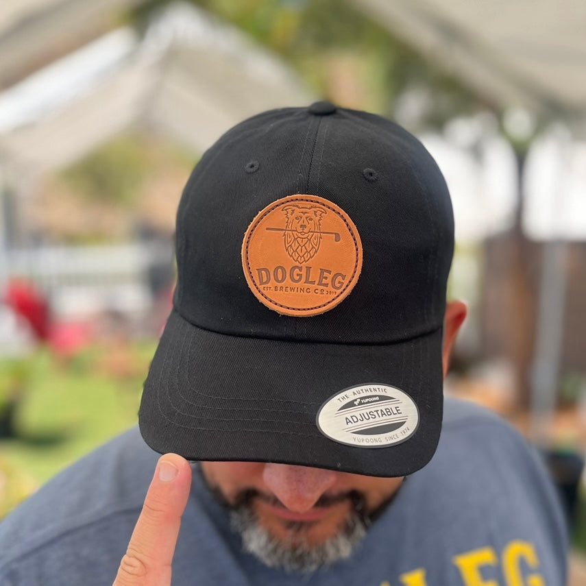 Dogleg Leather Patch Cap - 4 Styles