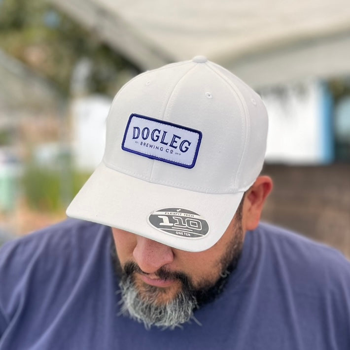 Dogleg Patch White FlexFit