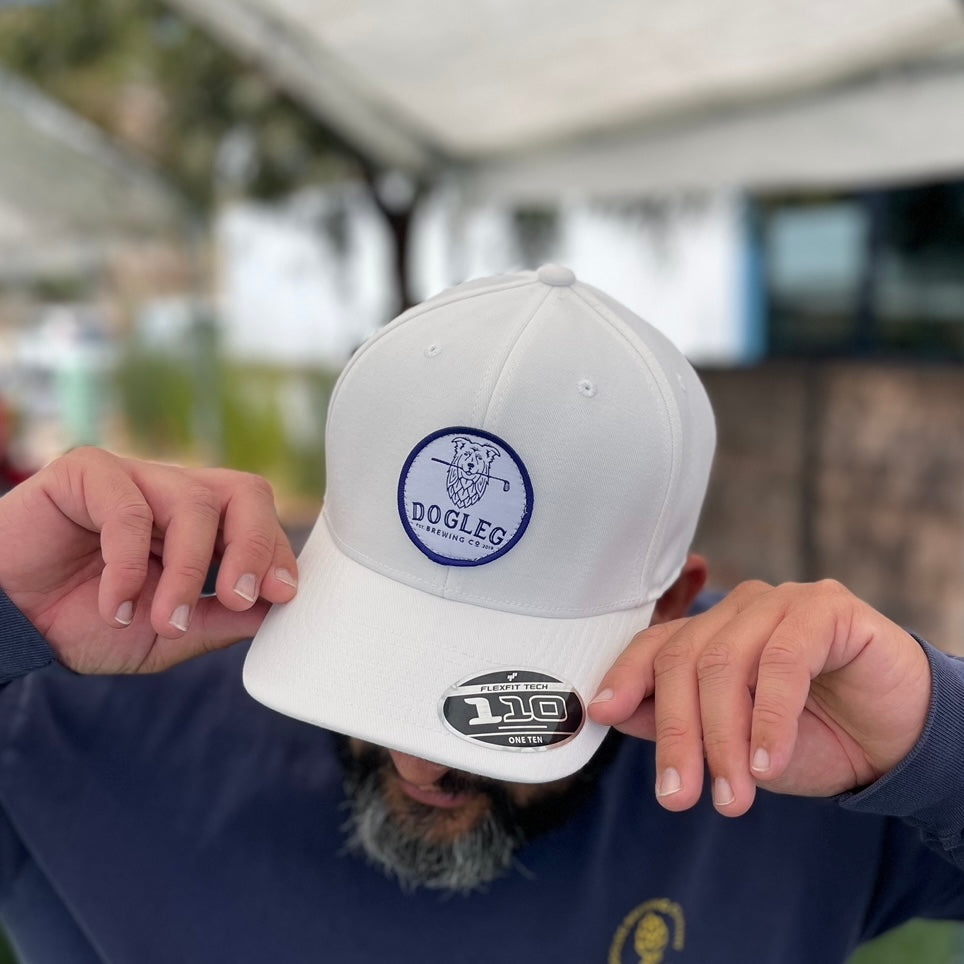 Dogleg Patch White FlexFit